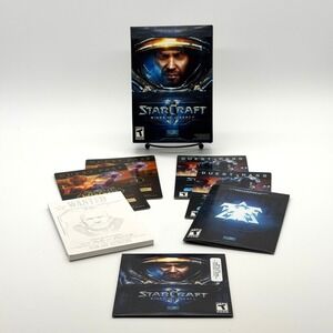 StarCraft II Wings of Liberty PC Mac DVD-ROM Blizzard Game Box Manual